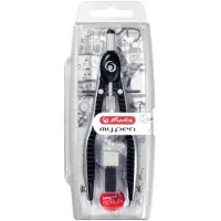 Herlitz 11122322, Sort, Grå