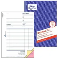 Avery Zweckform - Fakturaskjema - 40 ark - A5 - tre eksemplarer - karbonfri