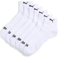Puma Quarter Socks (3 Pack) Unisex, Clothing, White, 39-42