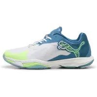 Puma Vantage NITRO Handball Shoes Unisex, Shoes, White/Blue Horizon/Fizzy Apple, 39