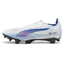 Puma ULTRA 5 CARBON LAUNCH EDITION FG Football Boots Women, Shoes, White/Ultra Blue/Garnet Rose, 38.5