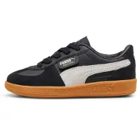 Puma Palermo Sneakers Kids, Shoes, Black/Feather Gray/Gum, 34