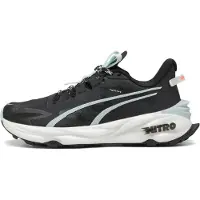 Puma Fast-Trac NITRO 3 Trail Running Shoes Women, Shoes, Black/Glowing Red/Peaceful Blue, 38.5