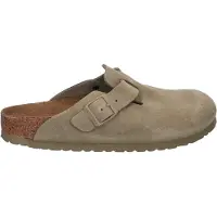 Birkenstock Boston Suede Leather Narrow Sandaler grønn