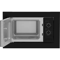 Beko BMOB20202B, Innebygget, Solo mikrobølge ovn, 20 l, 800 W, Rotasjon, Sort