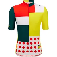 Santini Combo Tour De France Official General Leader Kort Ermet Trøye