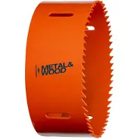 Bahco 3830-57-VIP, Enkelt, Bor, Metall, Plast, Rustfritt stål, Stål, Tre, Oransje, Koboltstål, Bimetall