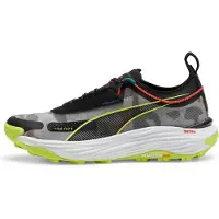 Puma Voyage NITRO 3's Trail Running Shoes Men, Shoes, Black/Lime Pow/Active Red, 42