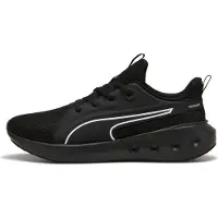 Puma SOFTRIDE Carson Running Shoes, Shoes, Black/Black/White, 41