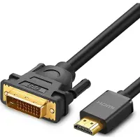 UGREEN DVI-adapter 24+1 pin hann til HDMI Hann FHD 60 Hz 1,5 m
