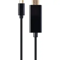 Gembird Cablexpert - Video adapter - HDMI hann til 24 pin USB-C hann - 2 m - svart