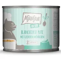 MjAMjAM i saus 6 x 185 g - blanchert kalkun med smakfulle gulrøtter