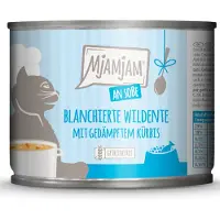 MjAMjAM Økonomipakke med i saus 24 x 185 g - blansjert villand med dampet gresskar