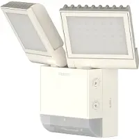 Theben utendørs LED-vegglampe theLeda S17-100, hvit, sensor