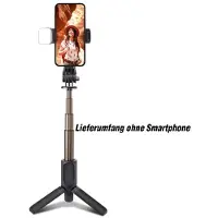SBS Selfie stick, 3 ben, Sort, 17 cm