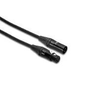 Hosa Technology CMK-010AU, XLR (3-pin), Hankjønn, XLR (3-pin), Hunkjønn, 3,05 m, Sort