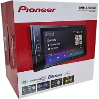 Pioneer DMH-A240DAB, Sort, 2 DIN, 200 W, Android, iOS, AAC, FLAC, MP3, WAV, WMA, BMP, JPEG