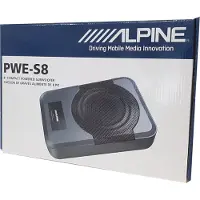Alpine PWE-S8, Pre-lastet subwoofer, 120 W, 25 - 125 Hz