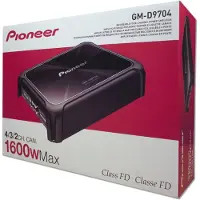 Pioneer GM-D9704, D, 4 kanaler, 400 W, 1600 W, 4.0 kanaler, 400 W