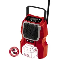 Einhell TC-RA 18 Li BT, Bærbar, Digitalt, AM, FM, 87,5 - 108 MHz, 522 - 1620 kHz, LCD - SOLO
