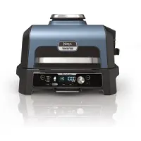 Ninja Woodfire Pro Connect XL elektrisk BBQ-grill og røyker i Blå | OG901EU | va SharkNinja
