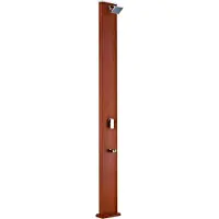 Gre Accessories Aluminium Kvadratisk Solcelledusj Med Treverkseffekt