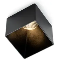 The Light Group GF-design Blokkformet innfelt lampe IP54 svart 3000 K