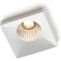 The Light Group GF design Squary innfellingslampe IP54 hvit 2700 K