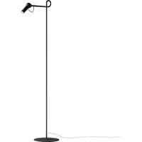 Kdln LED-gulvlampe Bird, svart, 126 cm, metall, dimbar