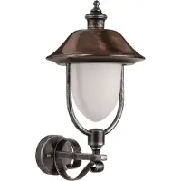 LCD Utendørs vegglampe Peggy med kobberskjerm, frittstående