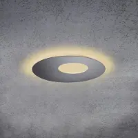 ESCALE Blade Open LED-vegglampe i antrasitt Ø 59cm