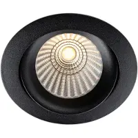 The Light Group SLC DL04 LED for innfelt belysning svart 2 700 K