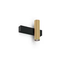 Wever & Ducre LED-vegglampe Ceno 2.0 svart/beige, 2 700 K