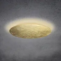 ESCALE Blade LED-vegglampe, bladgull, Ø 79 cm