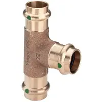 Viega Sanpress T-stykke 42 x 15 x 42 mm rødgods