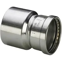Viega Sanpress Inox XL reduktion 76,1 x 54 mm rustfrit stål