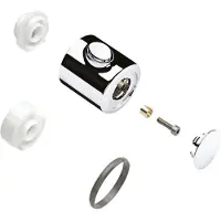 Hansgrohe HG Ecostat greb - m ecostop 1001SL m grå trykknap