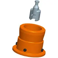 Danfoss adapter 15-50mm til - AMV 15 25 35 323 423 523