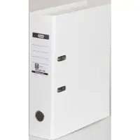 Pierre by Elba ELBA StrongLine - Hevarmbuefil - bokryggbredde: 80 mm - for A4 Plus - kapasitet: 600 ark - hvit