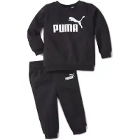 Puma Joggedress - Minicats Crew Jogger - Cotton Black - - 1½ år (86) - Joggedress