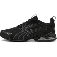 Puma Voltaic Evo Sneakers, Shoes, Black/Stormy Slate/Red, 37