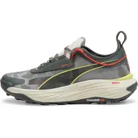 Puma Voyage NITRO 3 Women's Trail Running Shoes, Shoes, Mineral Gray/Active Red/Lime Pow, 42