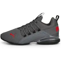 Puma Axelion Refresh Running Shoes Men, Shoes, Black/Cool Dark Gray/Red, 40