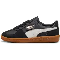 Puma Palermo Sneakers Youth, Shoes, Black/Feather Gray/Gum, 35.5