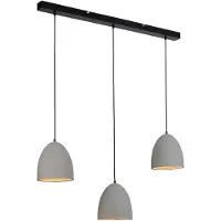 Paul Neuhaus hengelampe Eton, 3.lyskilder, 100 cm, betong, G9