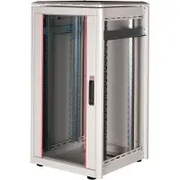 Roline 26.21.0049, Frittstående hylle, 22U, 600 kg, Rack skinner, Justerbare bein, 47,9 kg