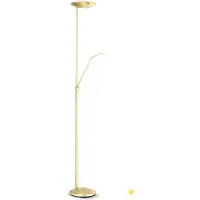 Orion Cobra LED-uplight med leselampe i messing