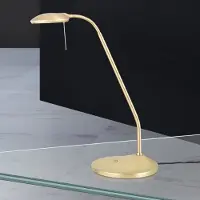 Orion LED-bordlampe Cobra i matt messing