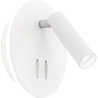 Orion LED-vegglampe Lenny med 2 lyskilder, hvit