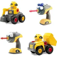 CAT Arbeidsmaskin m. Lyd – Fix-It Fleet m. Gravemaskin - - OneSize - Bil